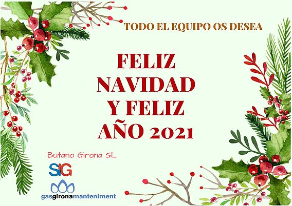 Feliz Navidad y feliz año 2021