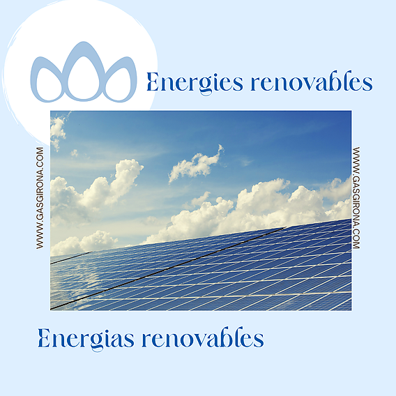 Energias renovables con Gas Girona Manteniment