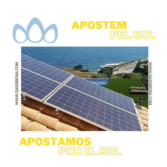 Apostem pel sol - Plaques fotovoltaiques